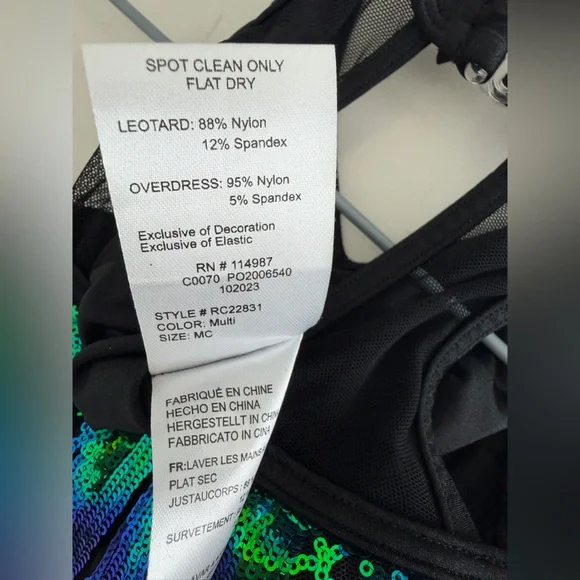 Revolution Dancewear HOW THE OTHER HALF LIVES Sequin Fringe Dress - Picture 5 of 6